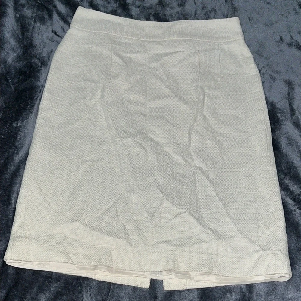 Banana Republic White Pencil Skirt (Size 2) - Picture 1 of 6